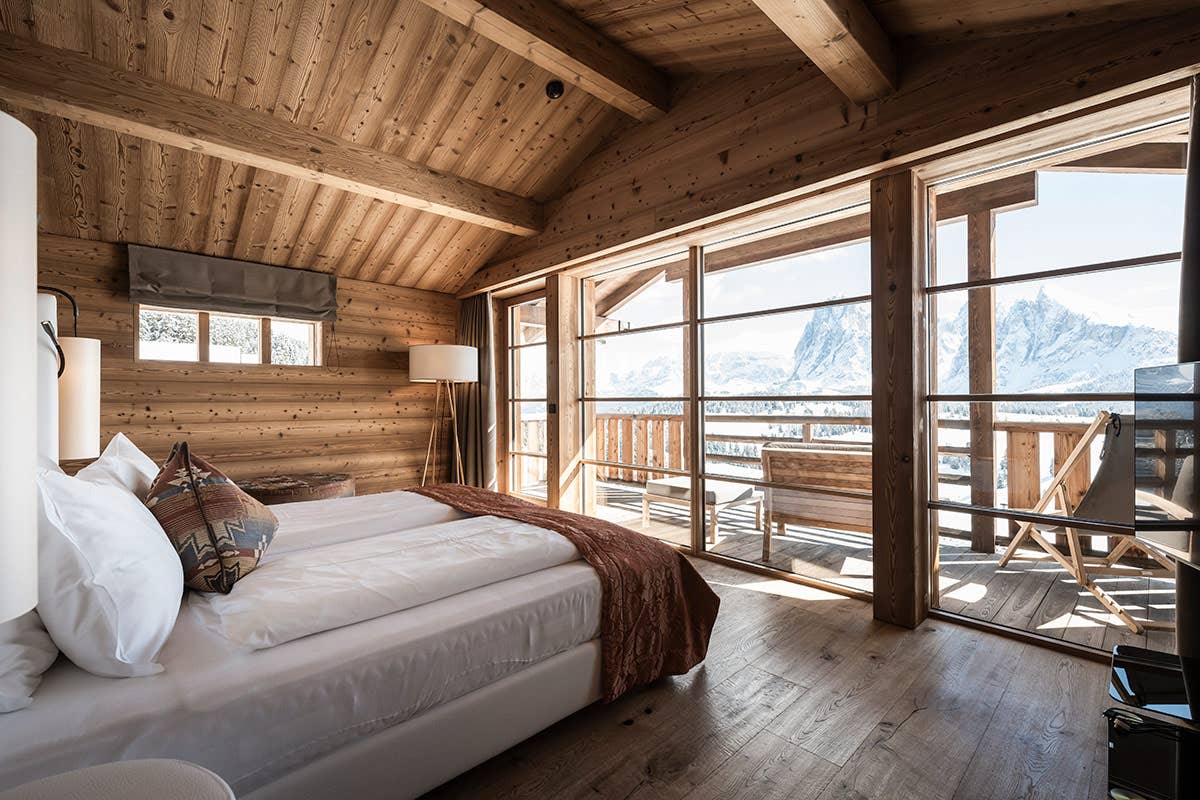 Adler Lodge Alpe: chalet privati nascosti tra le vette dell'Alpe di Siusi